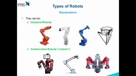 LES DIFFERENTS TYPES DE ROBOT PREMIERE PARTIE