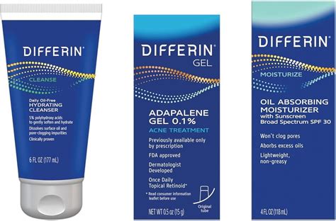 Differin Gel Face Routine