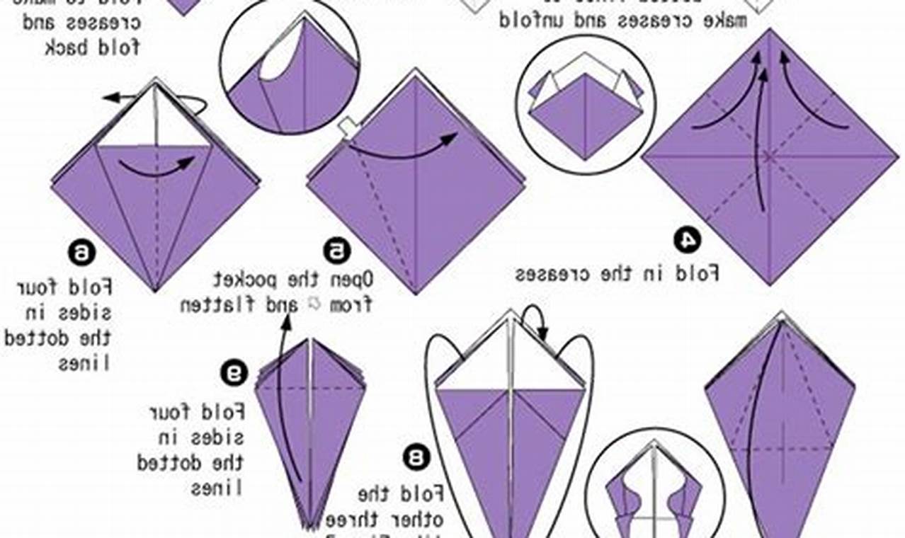 difficult origami step by step