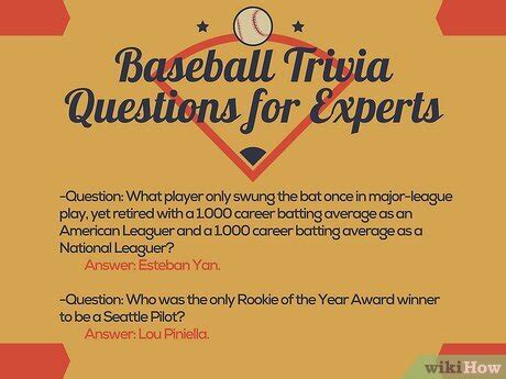 Difficult Baseball Questions