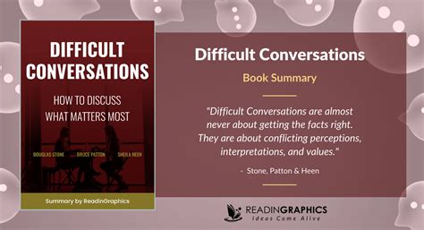 difficult conversations book summary ppt