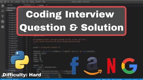 difficult python coding interview questions