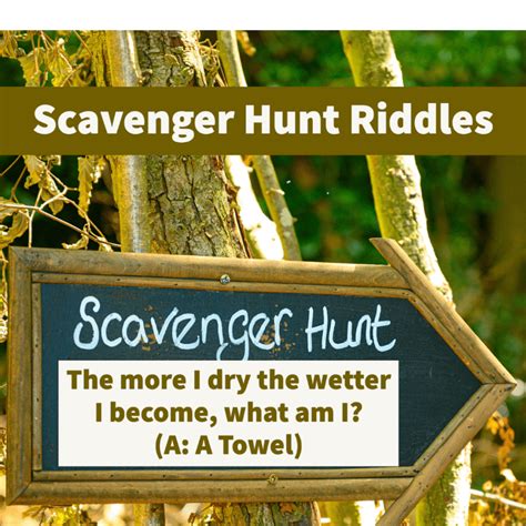 difficult scavenger hunt riddles