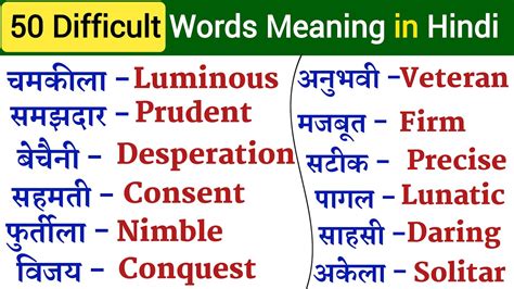 difficult words meaning in hindi