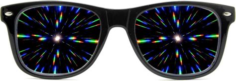 diffraction glasses view