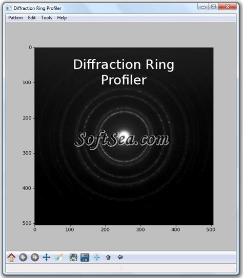 diffraction ring profiler