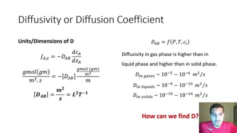 diffusion coefficient calculator