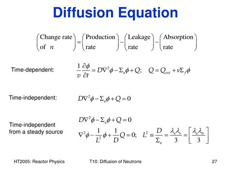 diffusion equation time