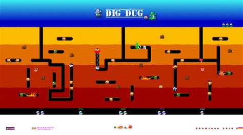 Dig Dug Gameplay