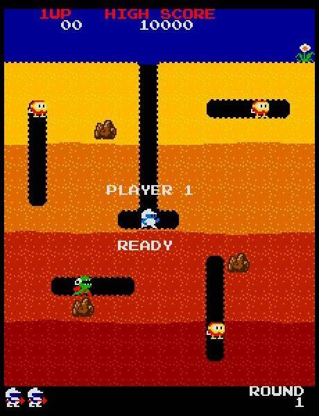 Dig Dug Levels and Difficulty