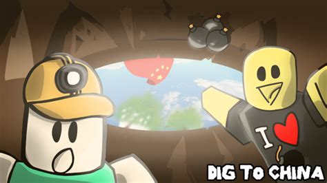dig to china - Roblox