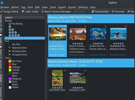 digiKam photo editing software
