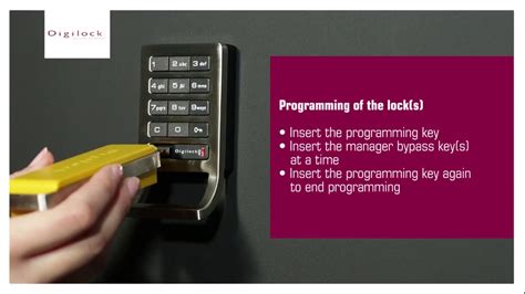 Digilock Sola Key Managed Programming 1 German YouTube