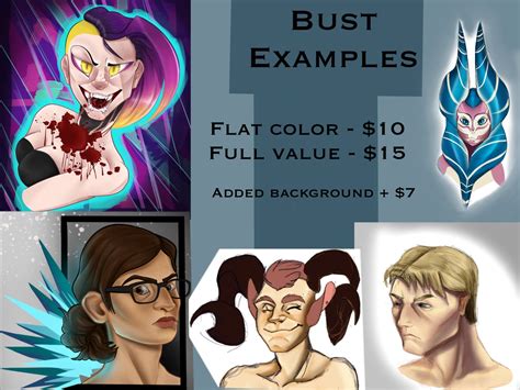 [For Hire] Digital art commissions starting at 3! More info and
