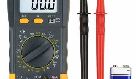 Proper use of the typical Digital Multimeter Electrical