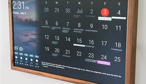 Digital Calendar Touch Screen Feb 2023 Calendar Themes