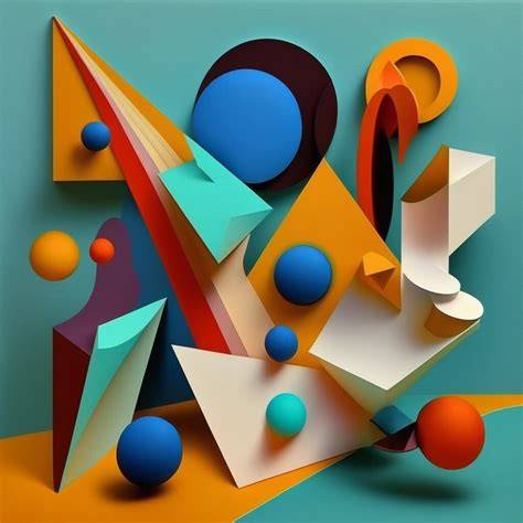 digital art using shapes