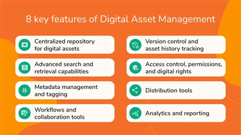 Digital Asset Management Features