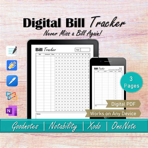 Digital Bill Tracker