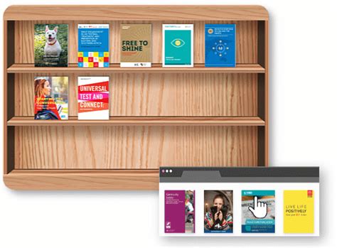 Digital Bookshelf Display