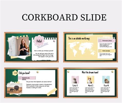 Digital Bulletin Board Google Slides