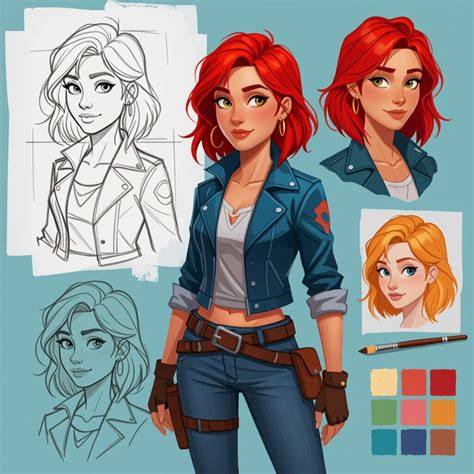Redheads by Radittz on DeviantArt Girls cartoon art, Character art