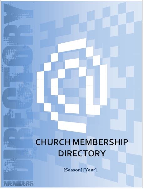 digital church directory template