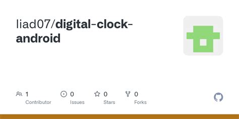 Digital Clock Android Github