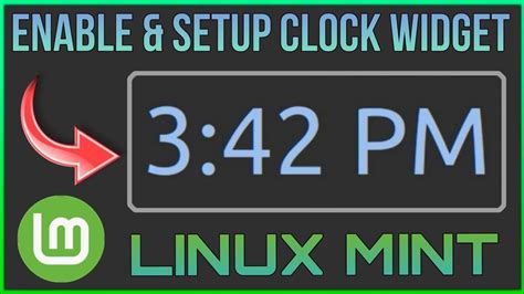 Digital Clock For Linux Mint