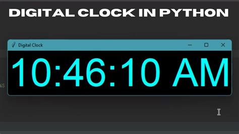 Digital Clock In Python Code