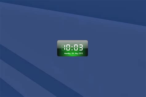 Digital Clock In Windows 10
