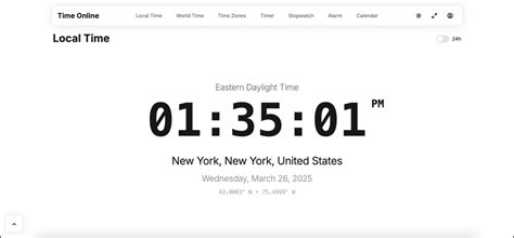 Digital Clock Time.net