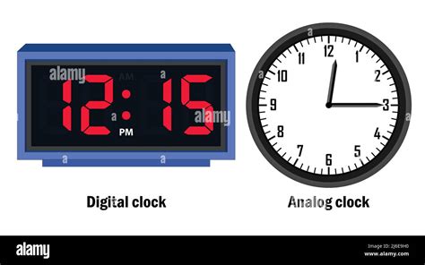 Digital Clock Vs Analog Clock