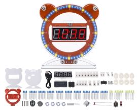 Digital Clock With Date Time And Temperature Circuit