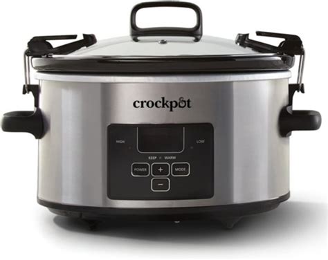 Digital Crockpot With Locking Lid