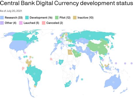 Digital Currency Countries List