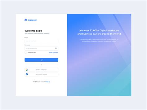 Digital Dashboard Login