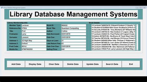 Digital Database In Library