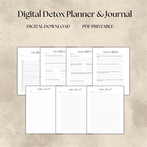 Digital Detox Planner
