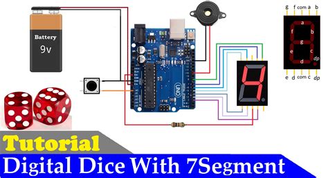 Digital Dice Using 7 Segment Display