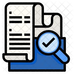 Digital Document Verification Icon