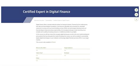 digital finance certification