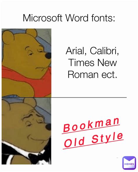 Digital Font Meme