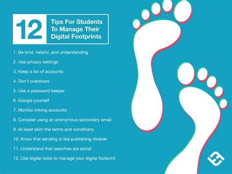 digital footprint tips for students