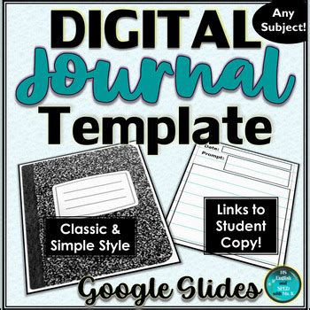 Digital Journal Template Google Slides
