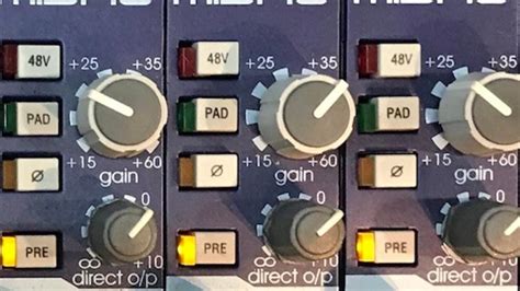 Digital Mixer Gain Structure
