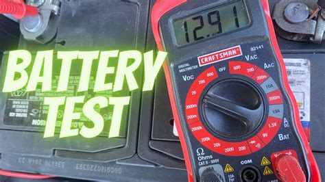 Digital Multimeter For Car Battery