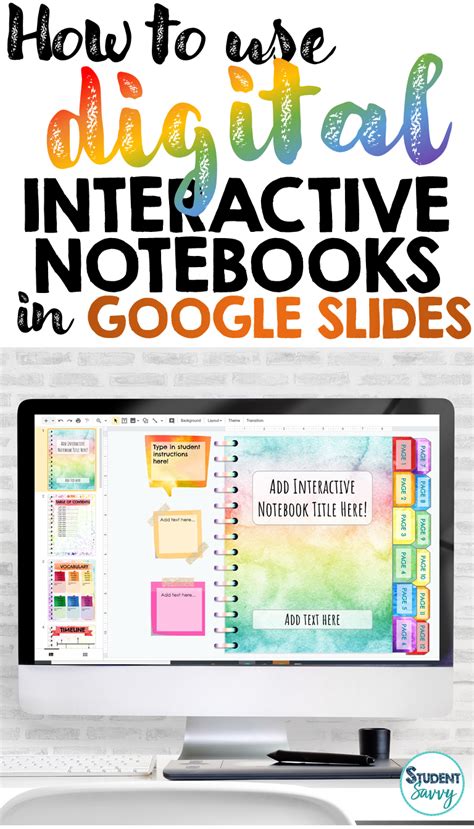 Digital Notebook For Google Slides