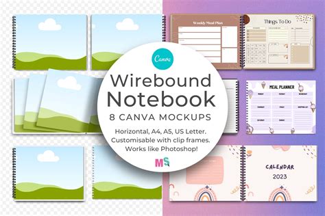 Digital Notebook Mockup