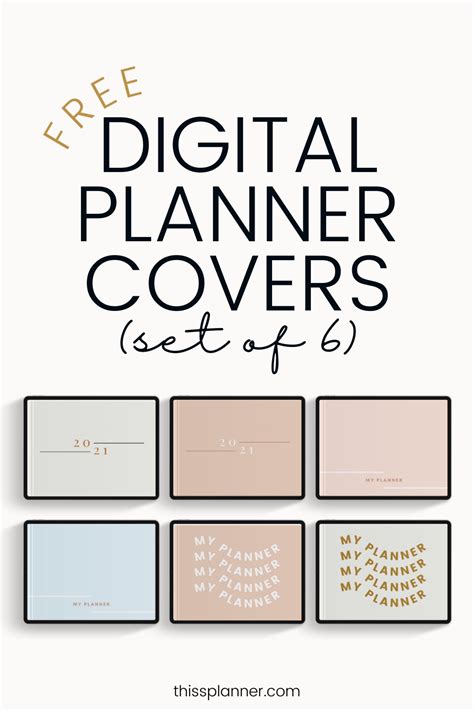 Digital Planner Cover Free
